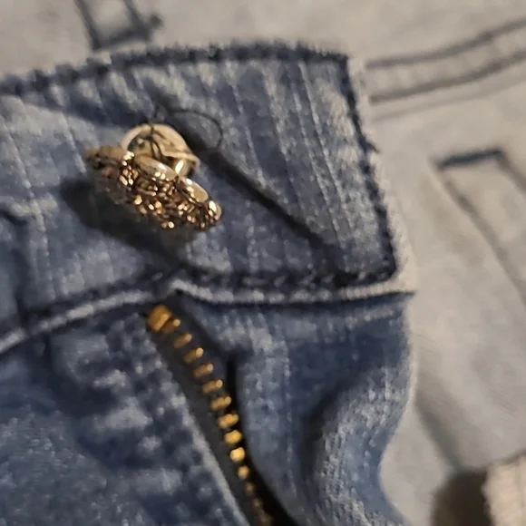 Lee Slender Secret Lower On The Waist Womens Plus Light Blue Denim Wash 5 Pocket - Picture 8 of 11